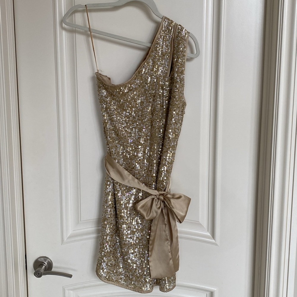Champagne Sequin Dress
